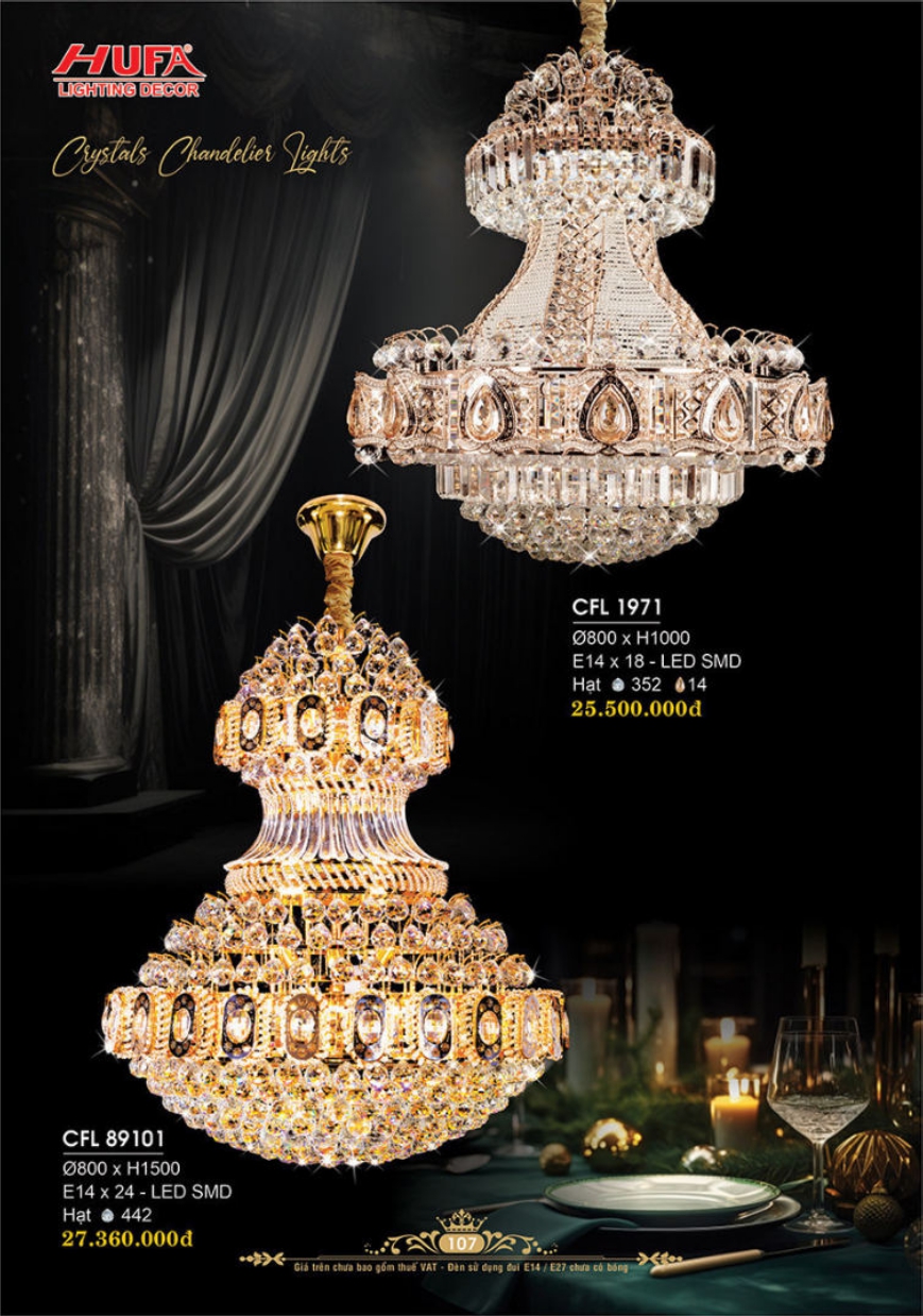 Bảng giá đèn trang trí HUFA